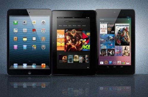  iPad Mini vs Google Nexus 7 vs Kindle Fire HD