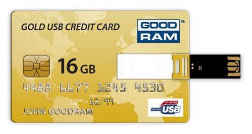 GOODRAM Gold USB Credit Card