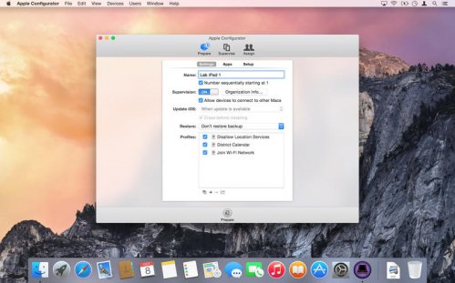 Apple Configurator – утилита для конфигурирования iOS-устройств