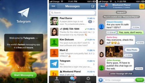 Мессенджер Telegram на андроид и iOS