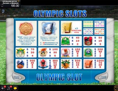   Olympic Slots    24